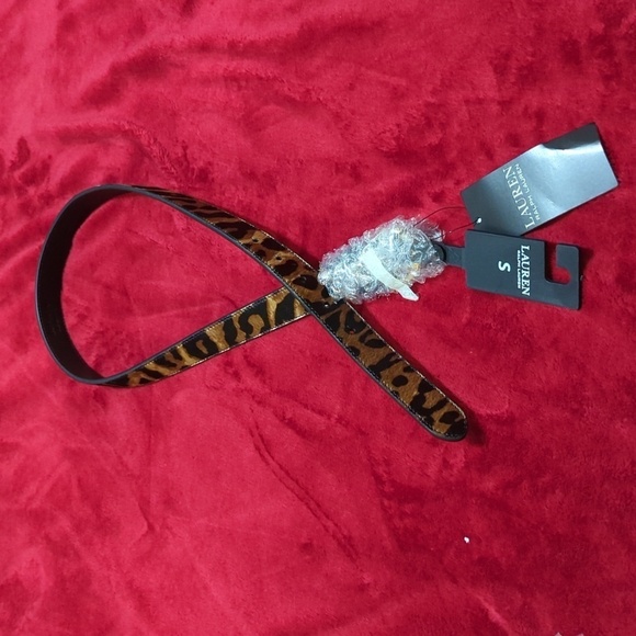 Lauren Ralph Lauren Lindella Brown Mu Leather Pump 9.5B Leopard Hair calf. - Picture 12 of 16